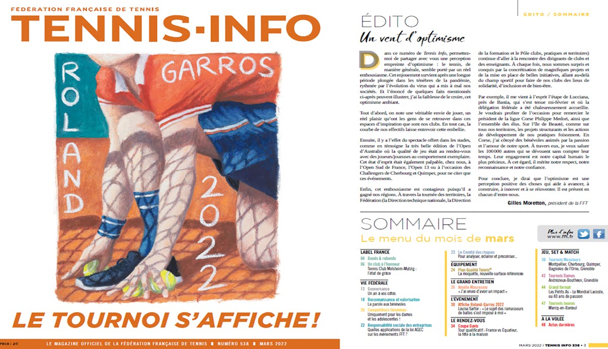 Découvrez le Tennis Info n°538 | Fédération française de tennis