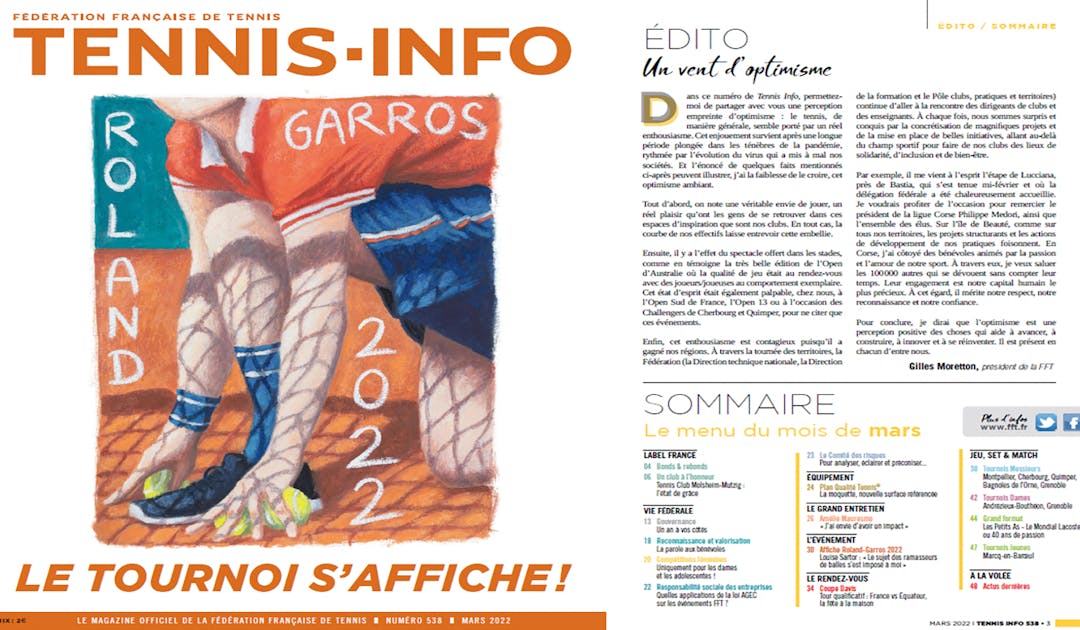 Découvrez le Tennis Info n°538 | Fédération française de tennis