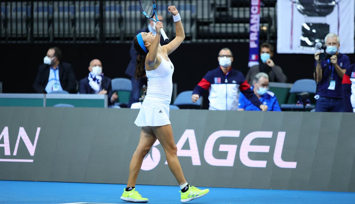 Burel redonne l'espoir aux Bleues ! | Fédération française de tennis