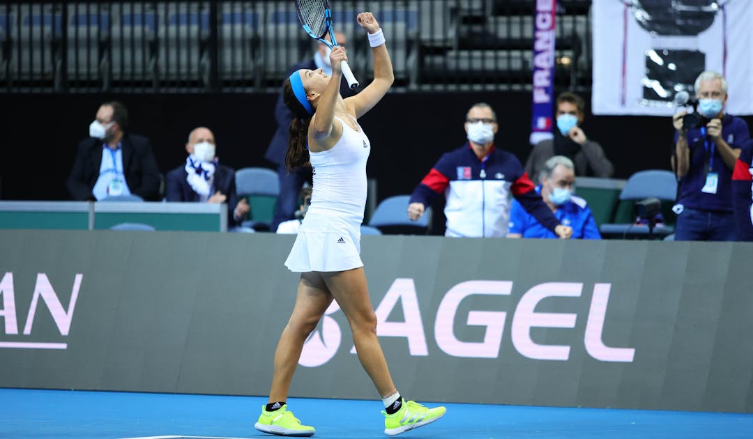 Burel redonne l'espoir aux Bleues ! | Fédération française de tennis