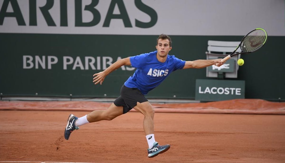 Roland-Garros : Hugo Gaston veut "sortir du terrain en ayant zéro regret" | Fédération française de tennis
