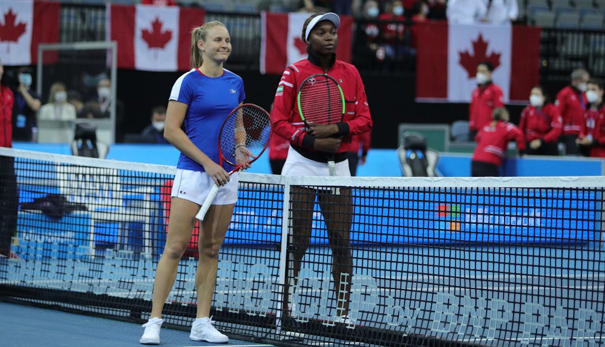 France-Canada, Billie Jean King Cup : Ferro première de cordée | Fédération française de tennis