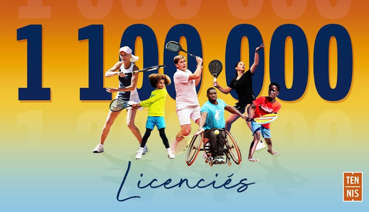 La barre des 1 100 000 licenciés atteinte ! | Fédération française de tennis