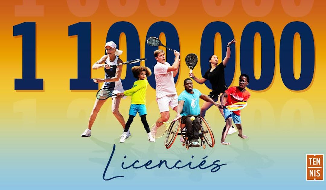 La barre des 1 100 000 licenciés atteinte ! | Fédération française de tennis