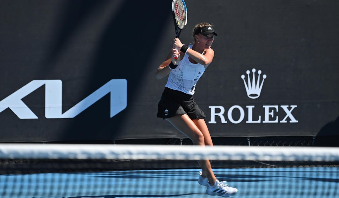 Open d'Australie 2021 : Kristina Mladenovic élimine Maria Sakkari | Fédération française de tennis