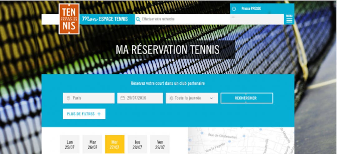 Ma Réservation Tennis (MRT) : un service pratique, simple et novateur | Fédération française de tennis