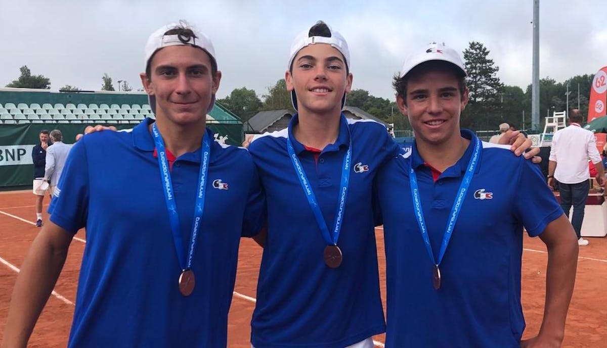 Papamalamis, Faurel, Marionneau... Junior Davis Cup : du bronze pour des Bleus "vaillants" | Fédération française de tennis