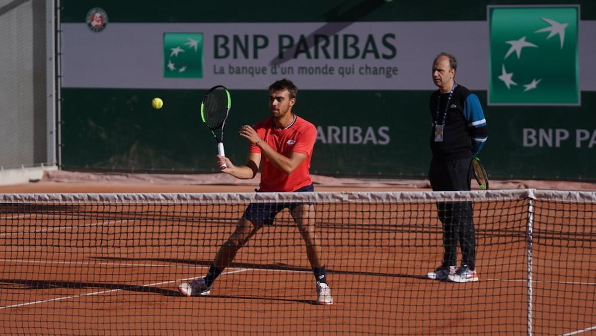 Lionel Zimbler, coach de Benjamin Bonzi : "Essayer d'être plus offensif" | Fédération française de tennis