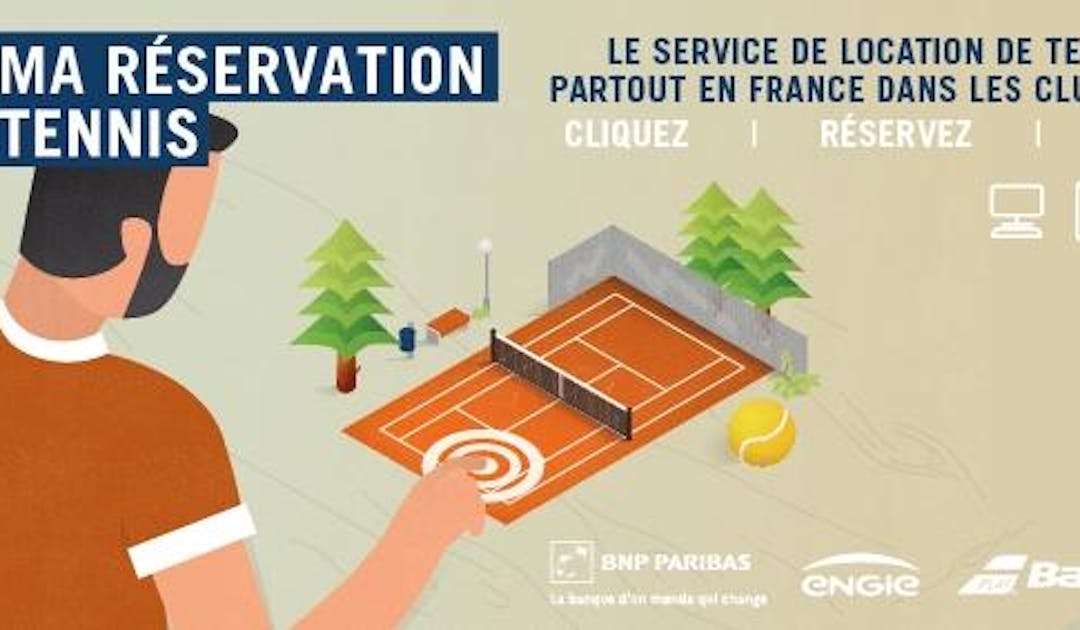 Nouveau service en ligne : Ma Réservation Tennis | Fédération française de tennis