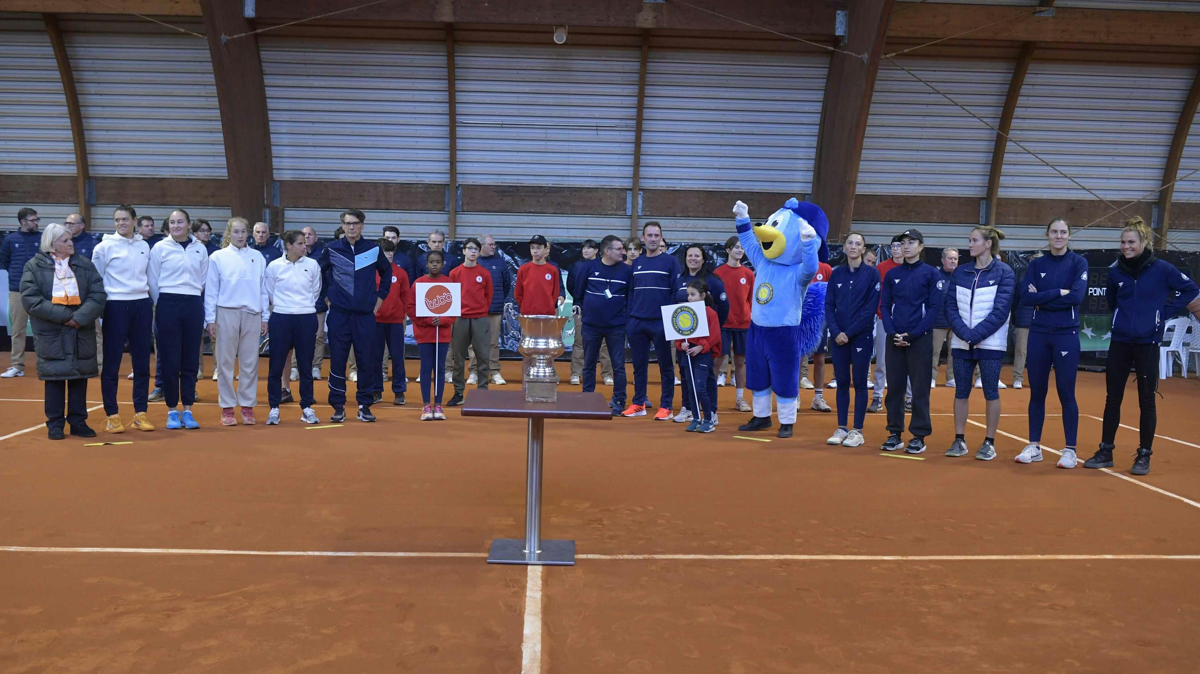 La présentation de la finale dames.