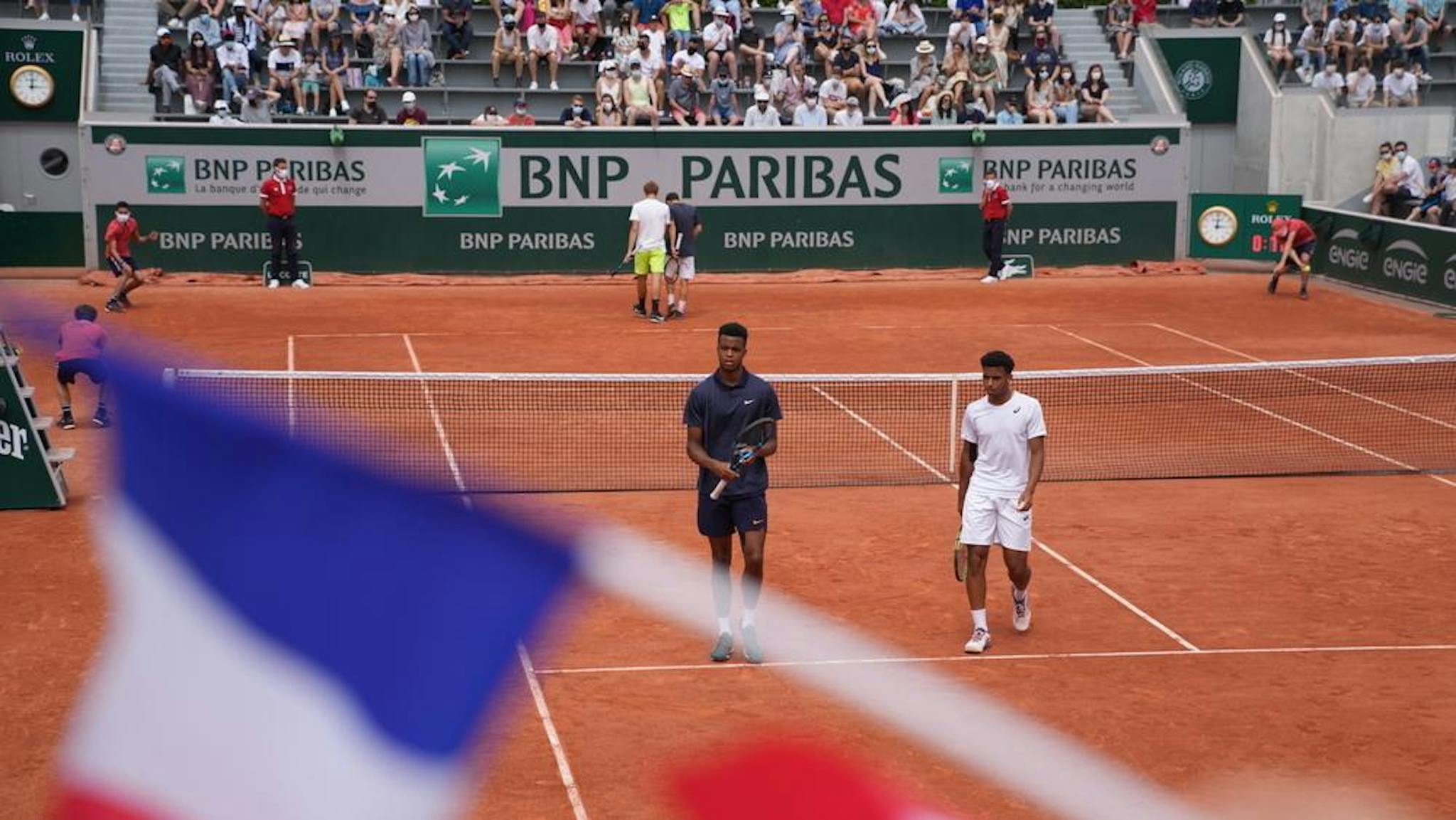 Les supporters français étaient au rendez-vous pour les finales.