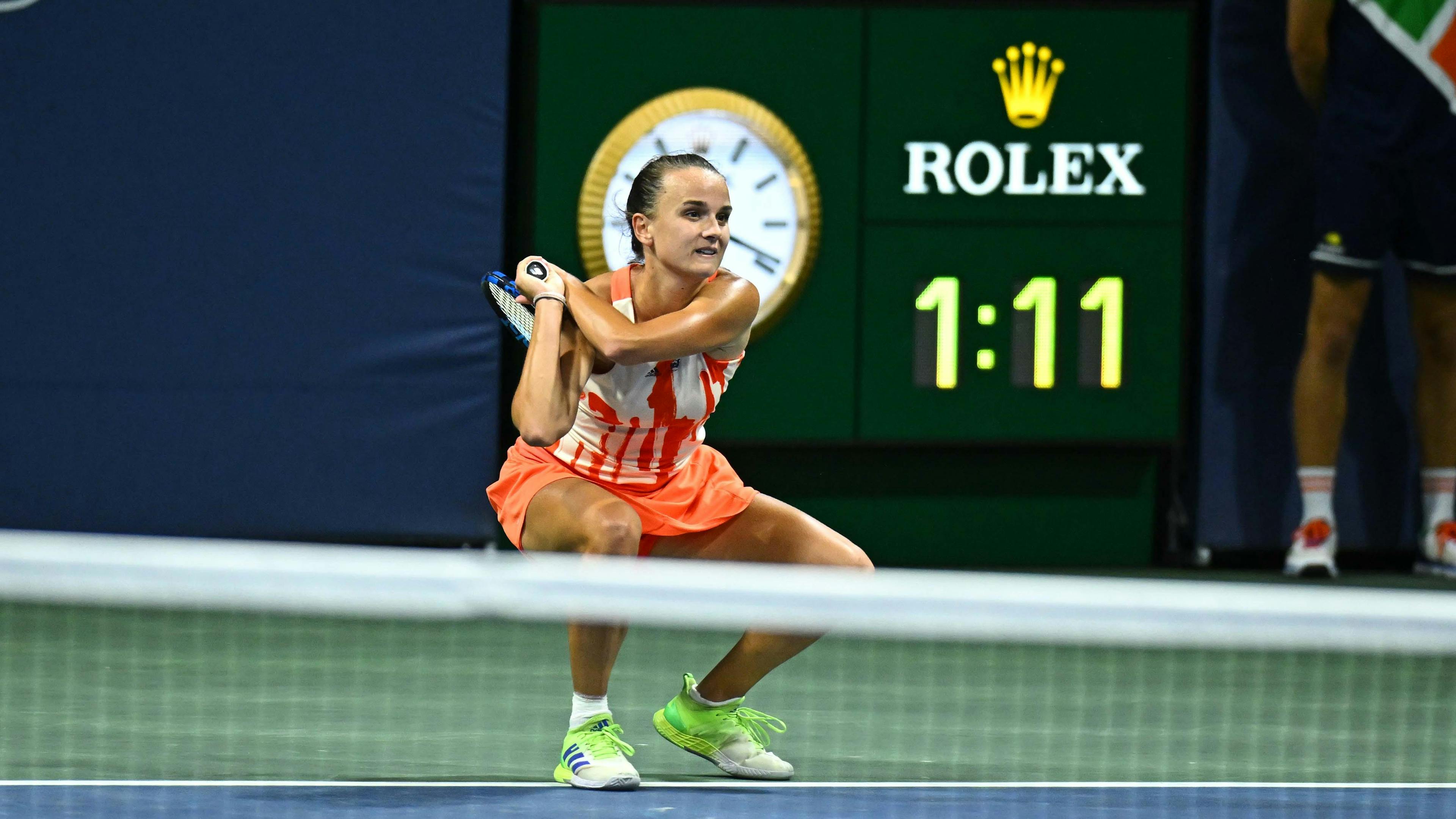 Clara Burel est au 3e tour d'un Majeur pour la 2e fois de sa carrière, après Roland-Garros 2020.