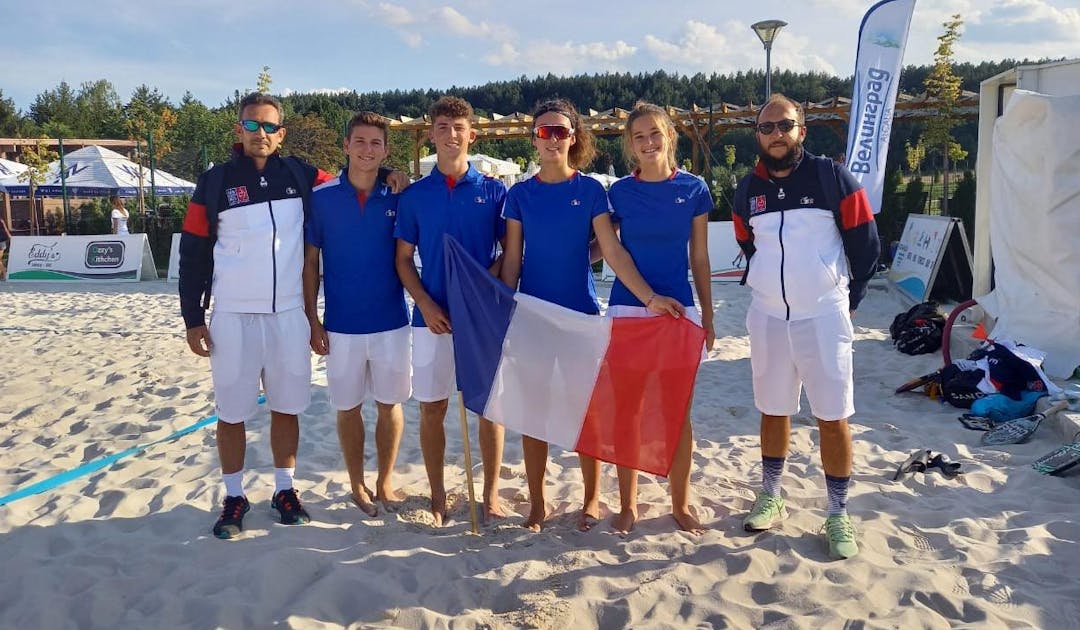 Les Bleus lancent leurs championnats d’Europe | Fédération française de tennis