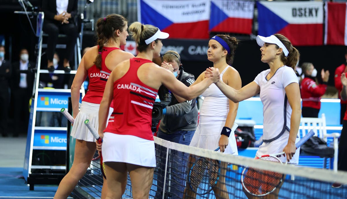 Cornet et Burel battues, la France s'incline face au Canada | Fédération française de tennis