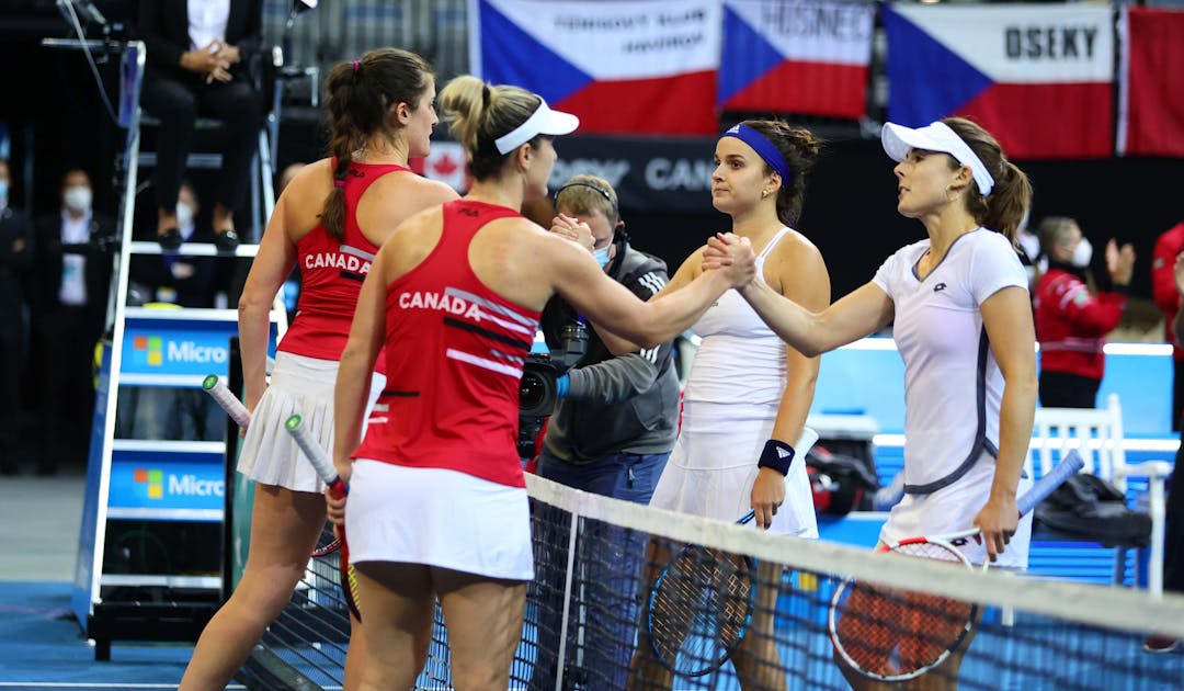 Cornet et Burel battues, la France s'incline face au Canada | Fédération française de tennis