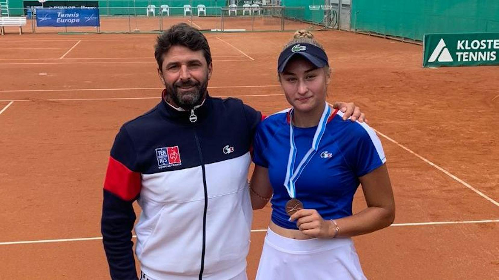 Yaroslava Bartashevich, demi-finaliste de la catégorie U18.