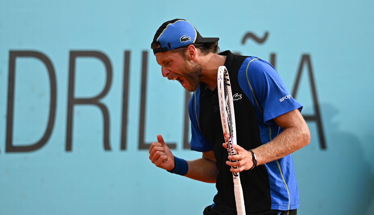 Madrid : Hugo Grenier poursuit sa belle aventure | Fédération française de tennis