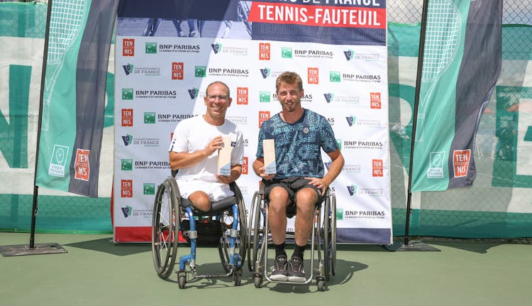 Frederic Cattaneo, Geoffrey Jasiak, Championnats de France Individuels de Tennis Fauteuil 2023, Simple Messieurs 1ere Serie, Remise de Prix