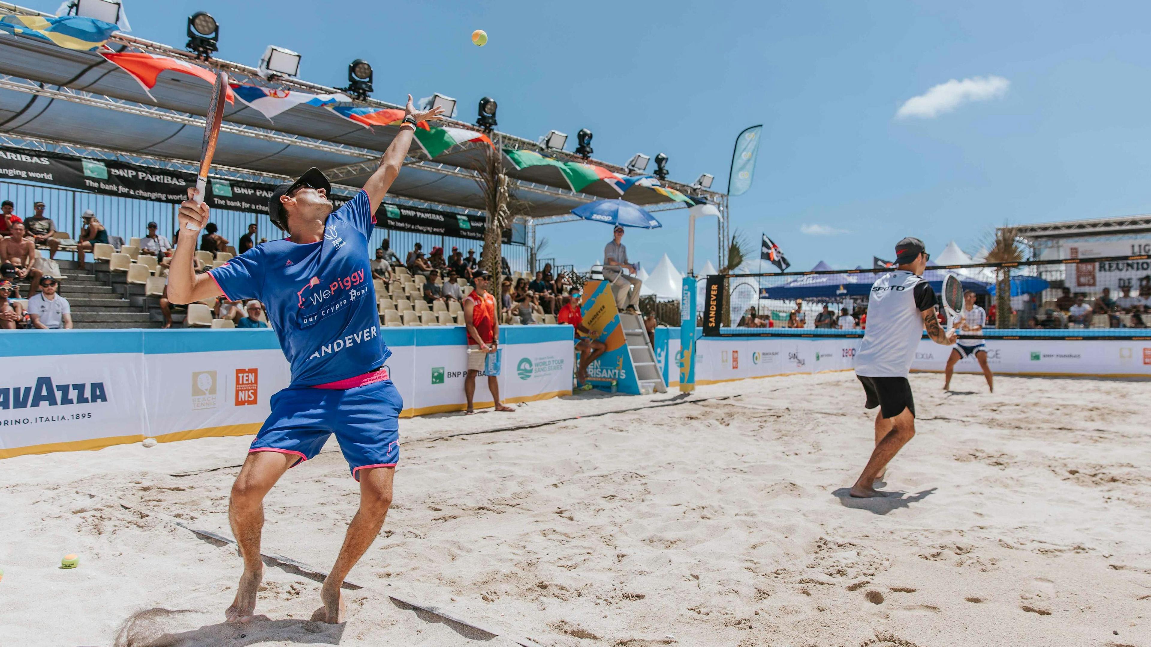 Nicolas Gianotti vise une première finale sur la plage des Brisants avec son partenaire italien Mattia Spoto.