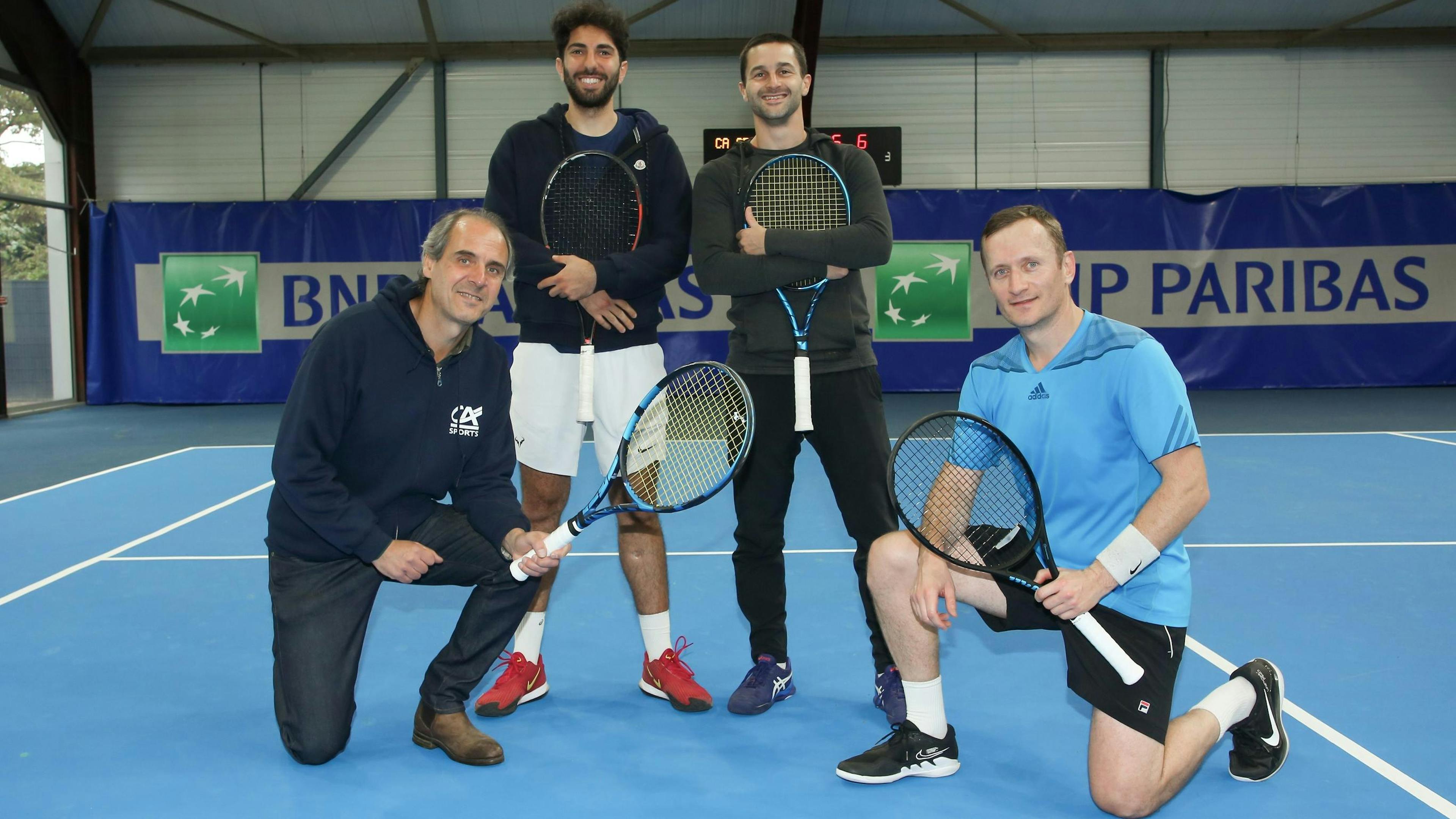 L'équipe Crédit Agricole Sports 1 (3e division).