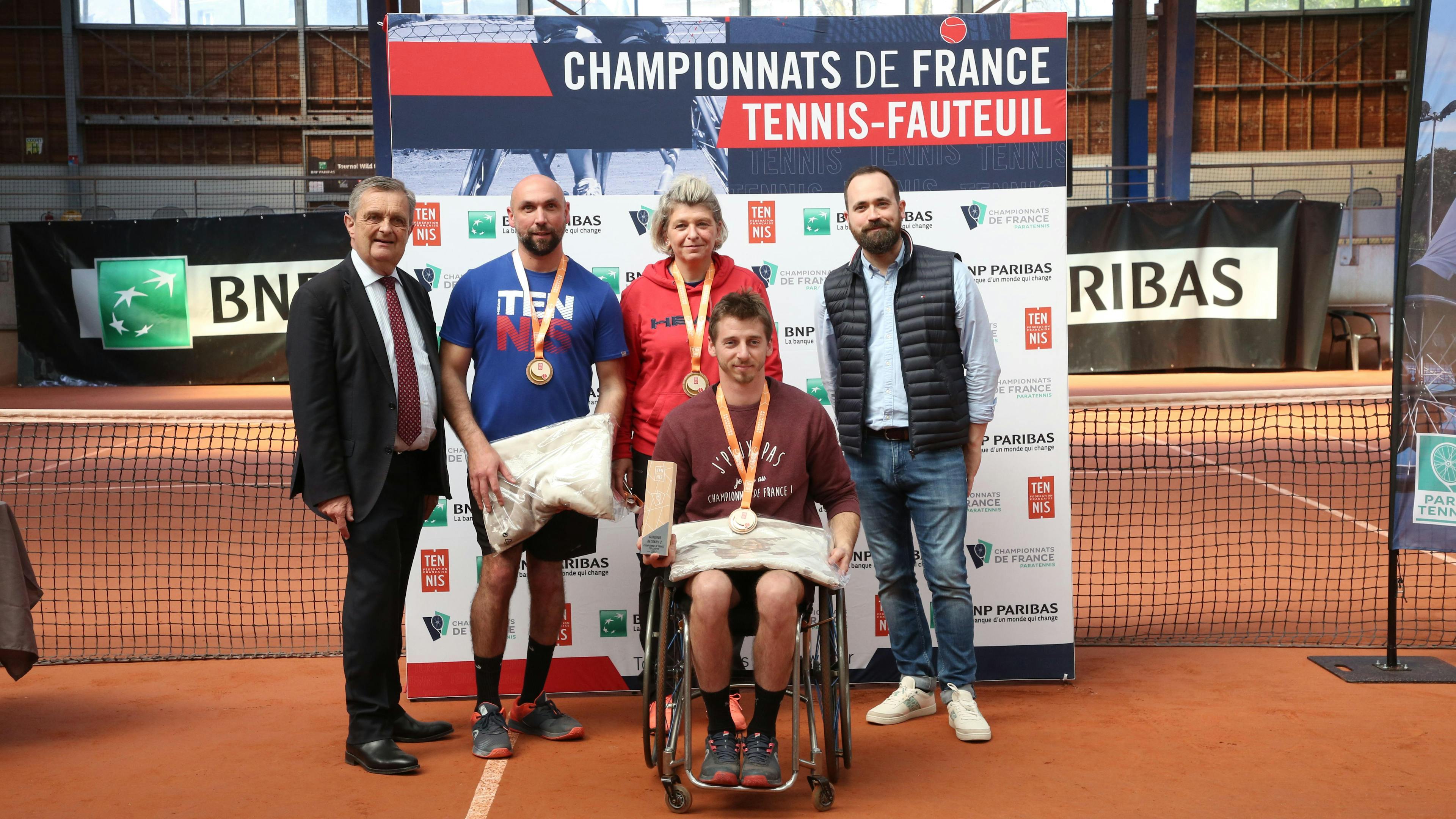 Le club du Handi Tennis Vendée sacré.