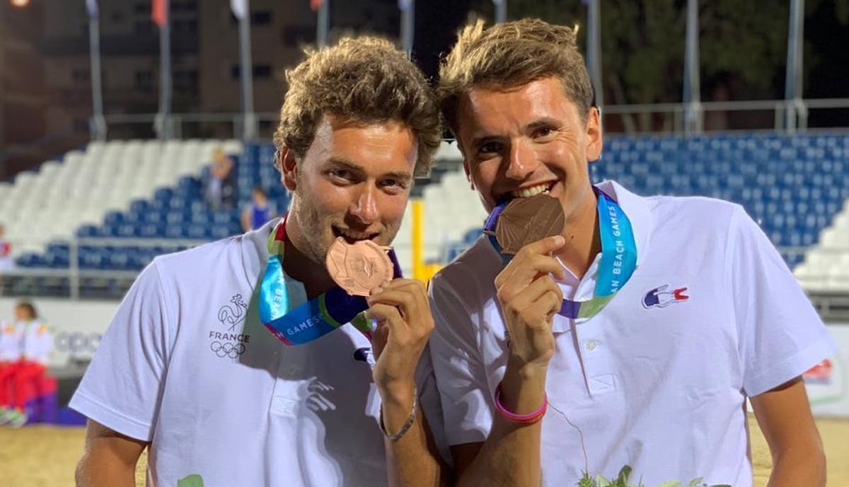 Jeux Méditerranéens de plage : les Bleus en bronze! | Fédération française de tennis