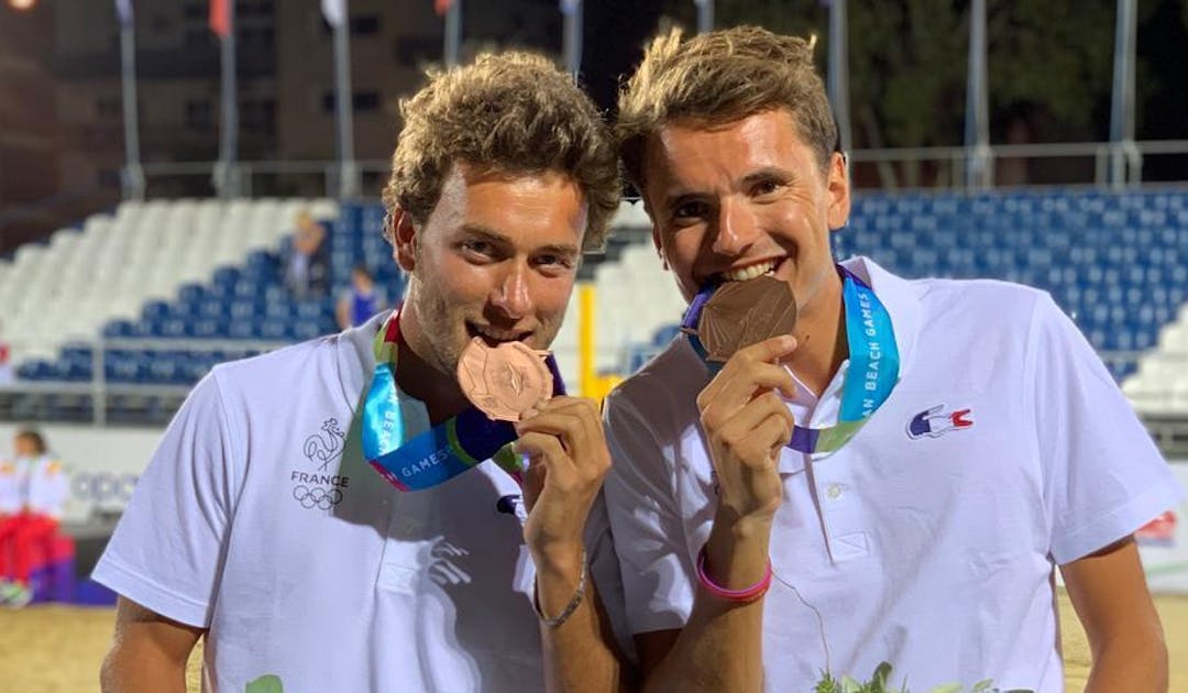 Jeux Méditerranéens de plage : les Bleus en bronze! | Fédération française de tennis