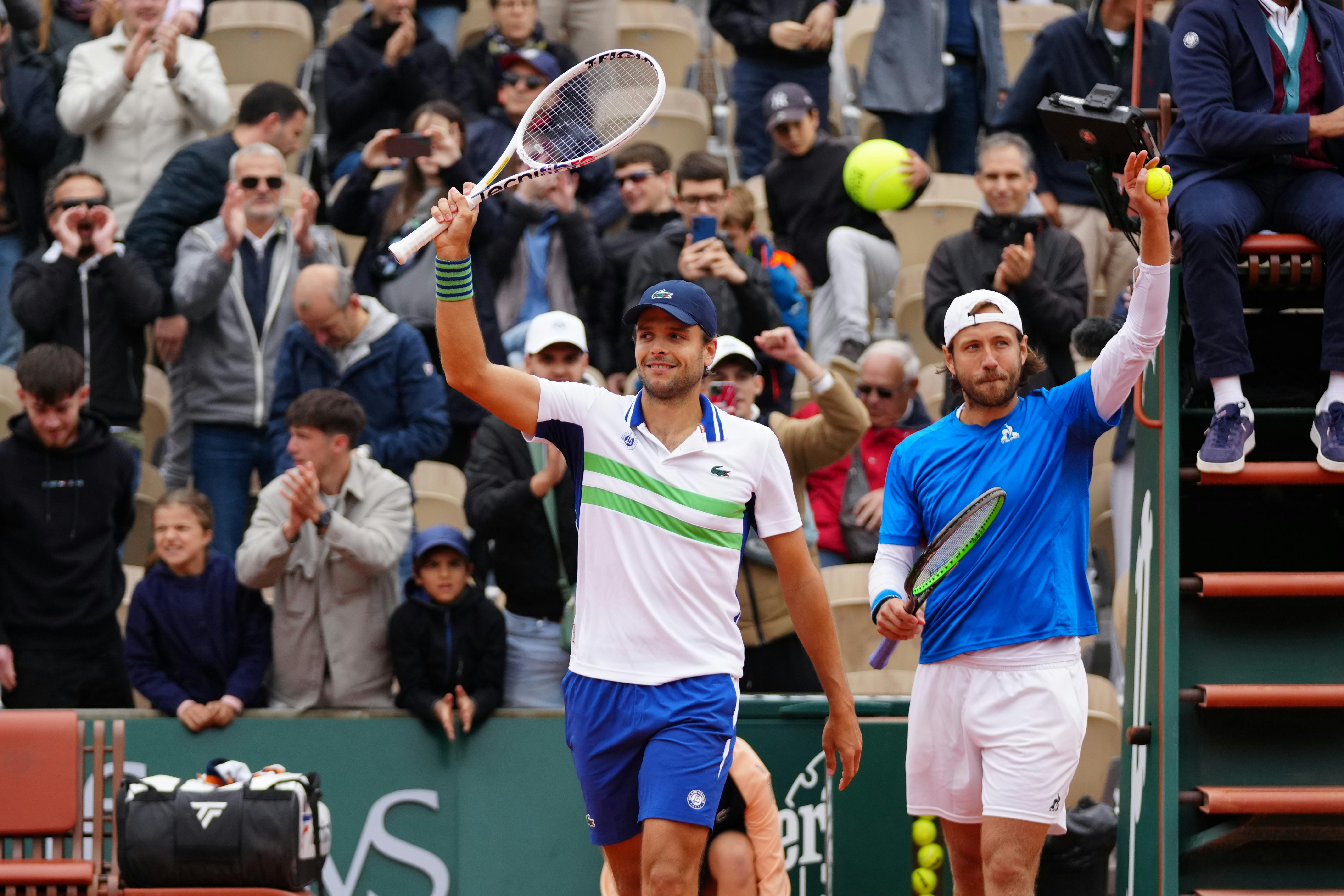 Barrère-Pouille au 3e tour du double, leur réaction