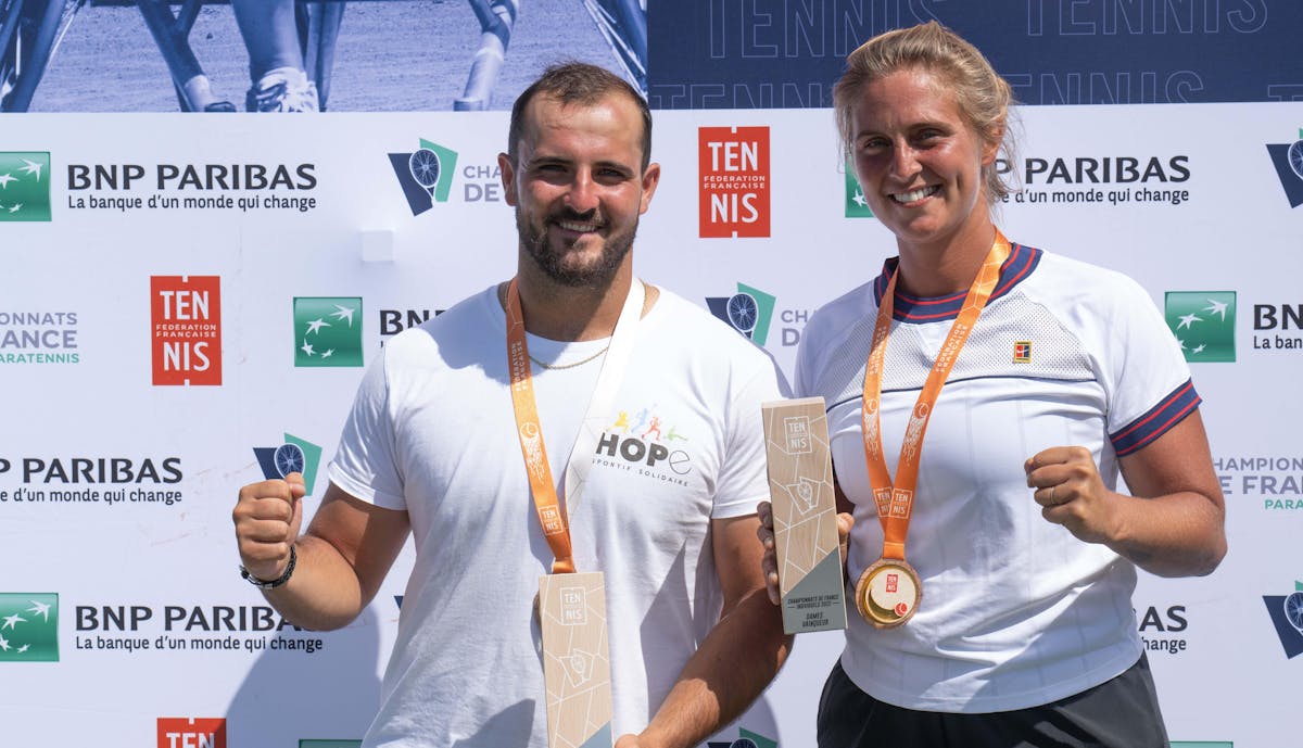 Championnats de France tennis-fauteuil individuels, Pauline Déroulède et Guilhem Laget conservent leur titre | Fédération française de tennis