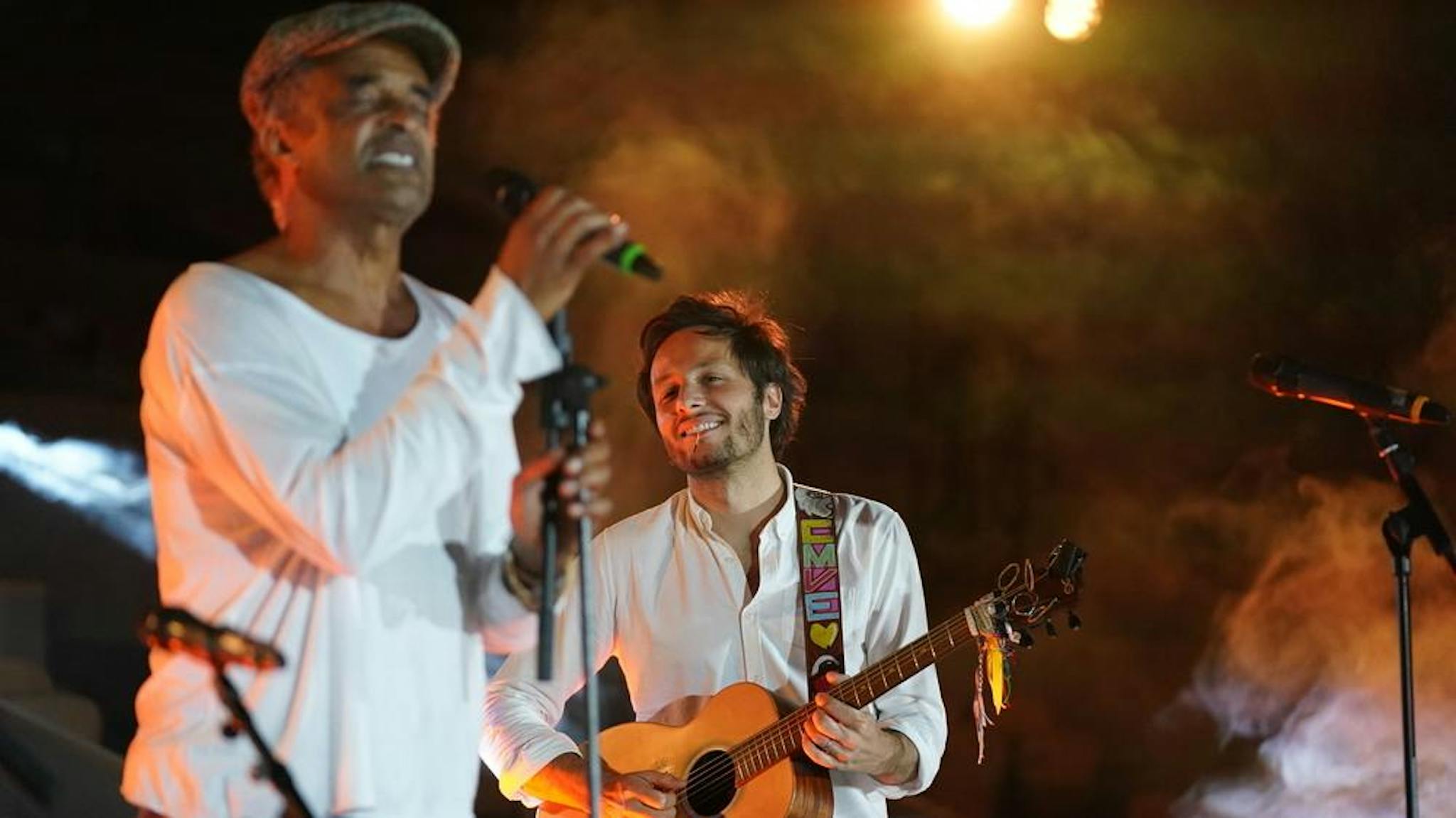 Yannick Noah avec Vianney.