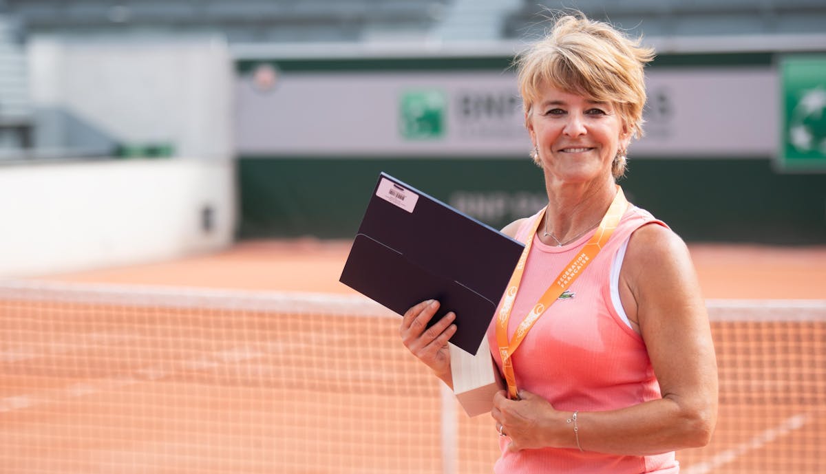 50 ans dames : Buisson, un 13e titre au courage | Fédération française de tennis