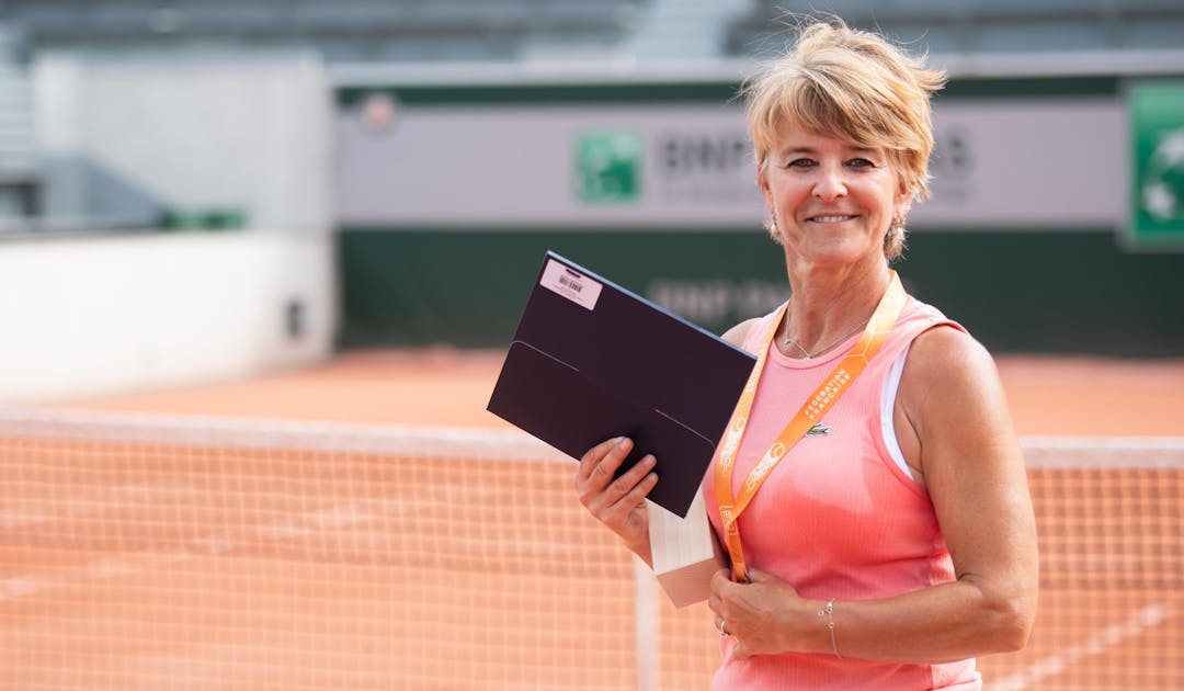 50 ans dames : Buisson, un 13e titre au courage | Fédération française de tennis