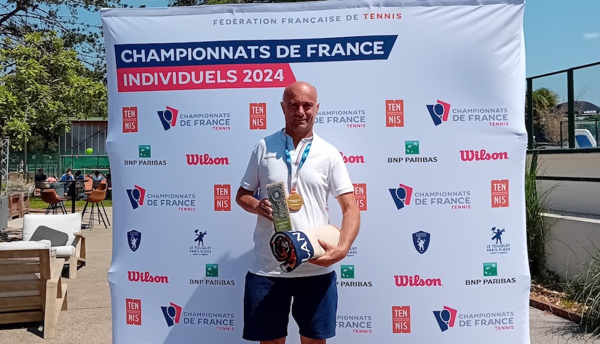 Franck Hervy, champion de France 60 ans, messieurs
