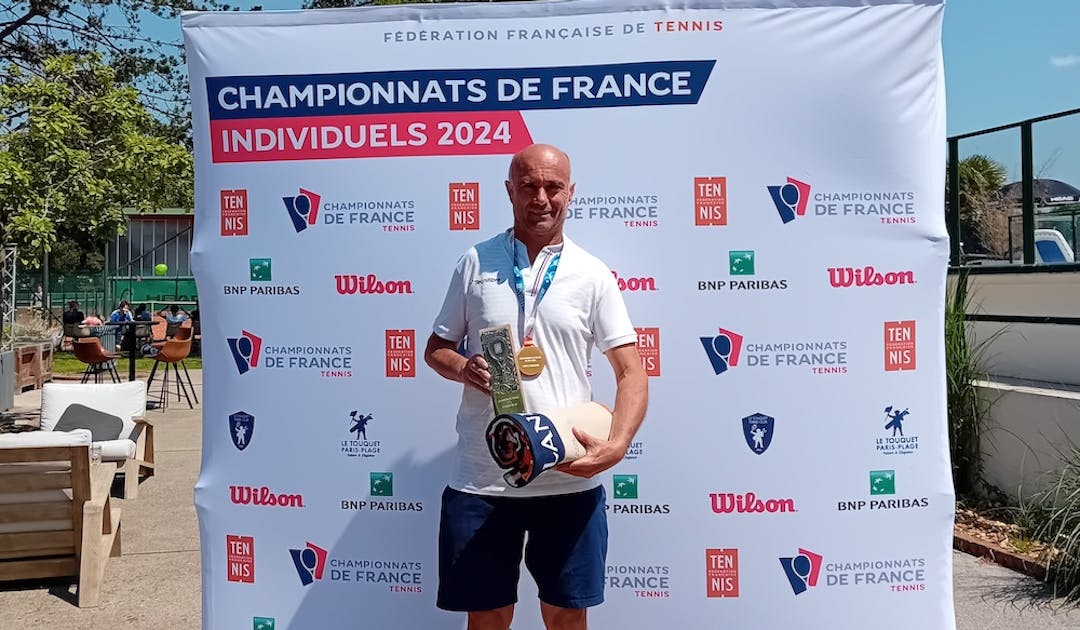 Franck Hervy, champion de France 60 ans, messieurs
