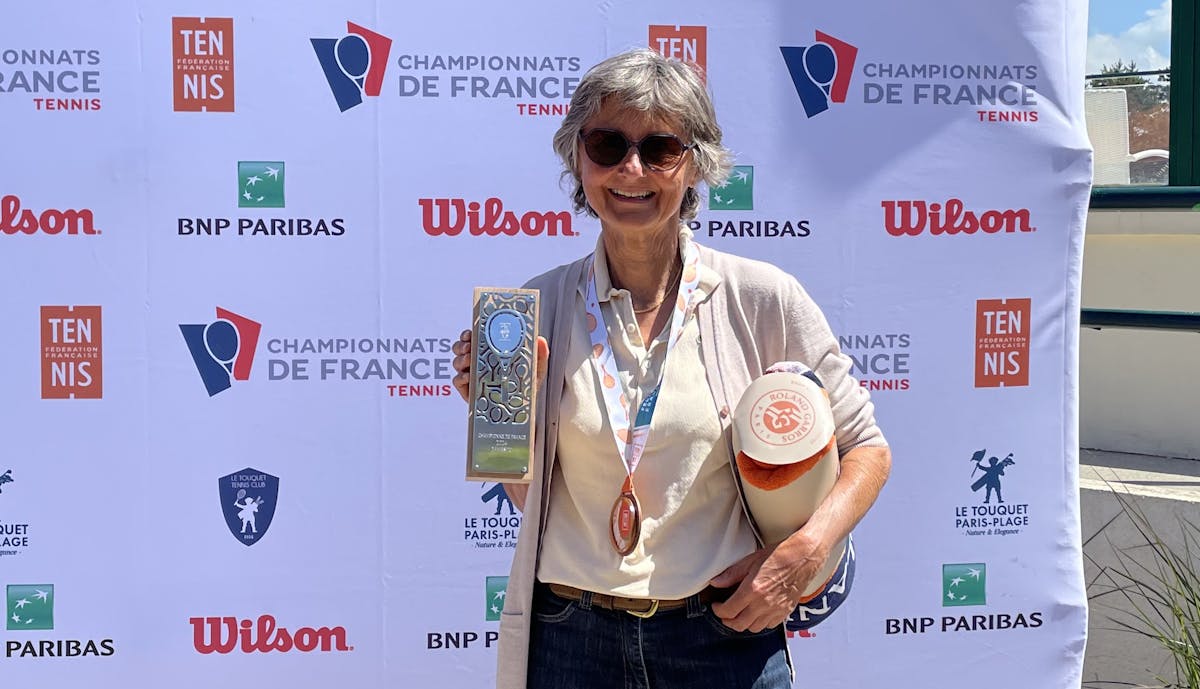 Caroline Glaszmann, championne de France 70 ans