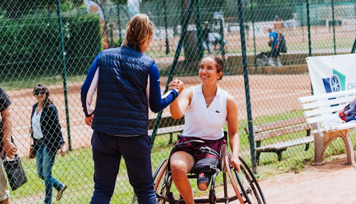 Ksénia Chasteau et Claire Colson, championnats de France tennis-fauteuil 2024