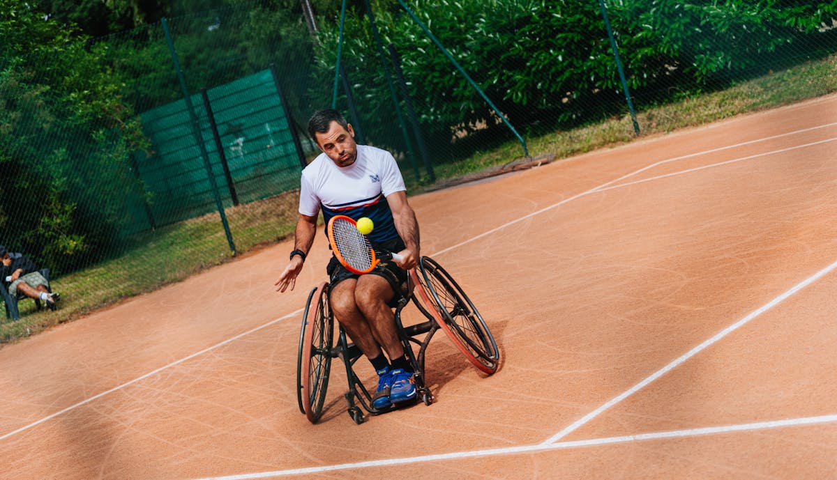 Olivier Langlois, championnats de France tennis-fauteuil 2024