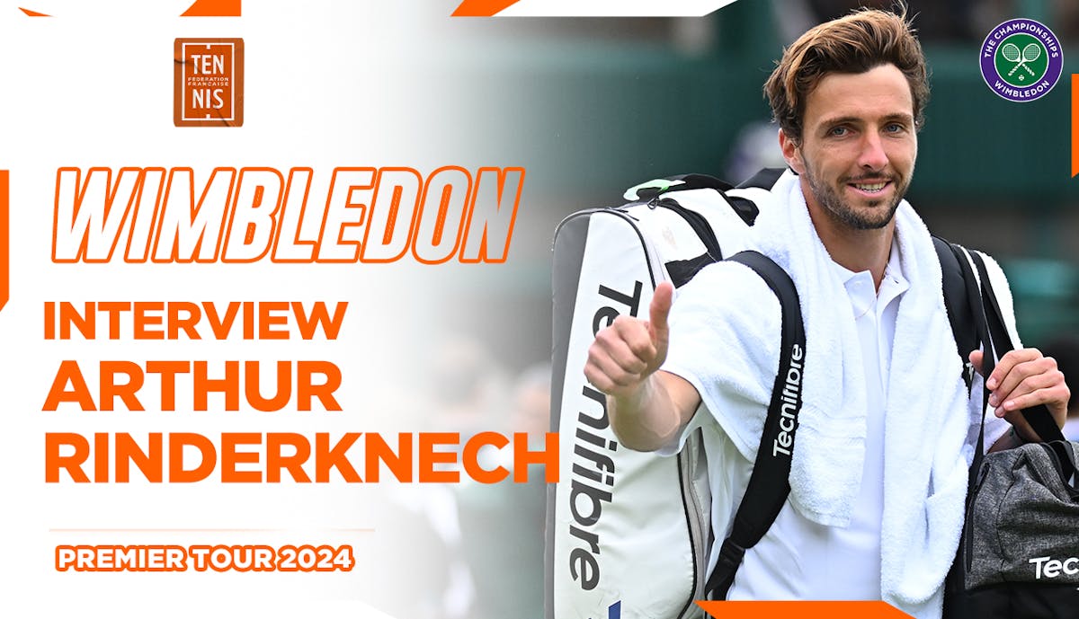 Vignette YouTube, Arthur Rinderknech, premier tour, Wimbledon 2024