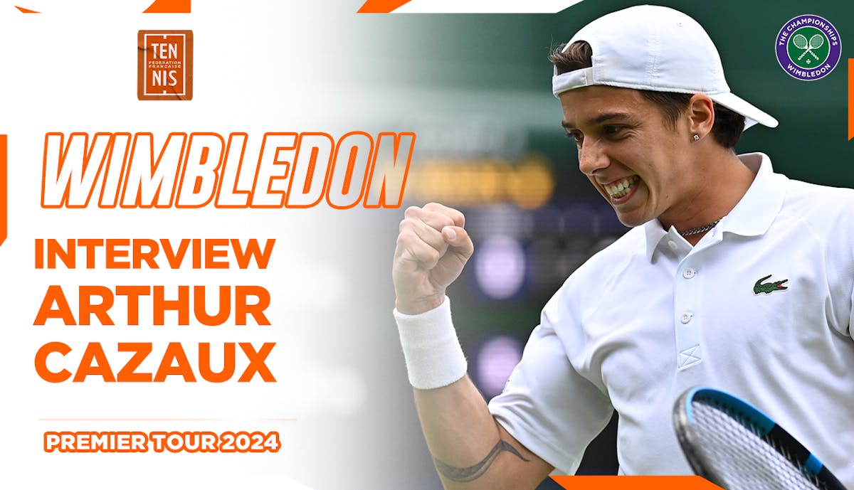 Vignette YouTube, Arthur Cazaux, premier tour, Wimbledon 2024