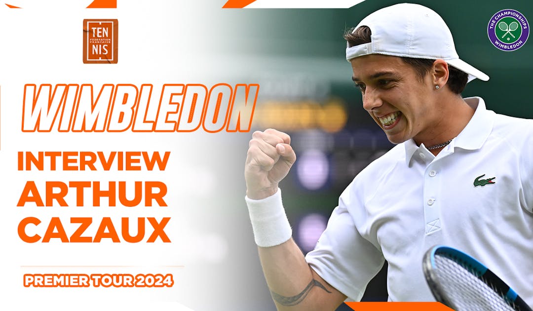 Vignette YouTube, Arthur Cazaux, premier tour, Wimbledon 2024