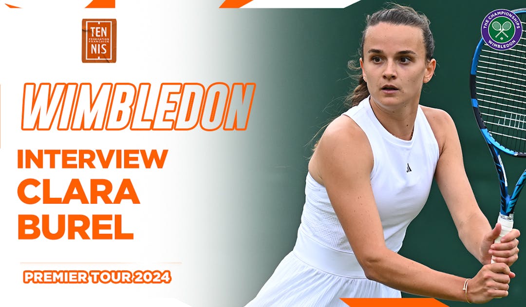 Vignette YouTube, Clara Burel, premier tour, Wimbledon 2024
