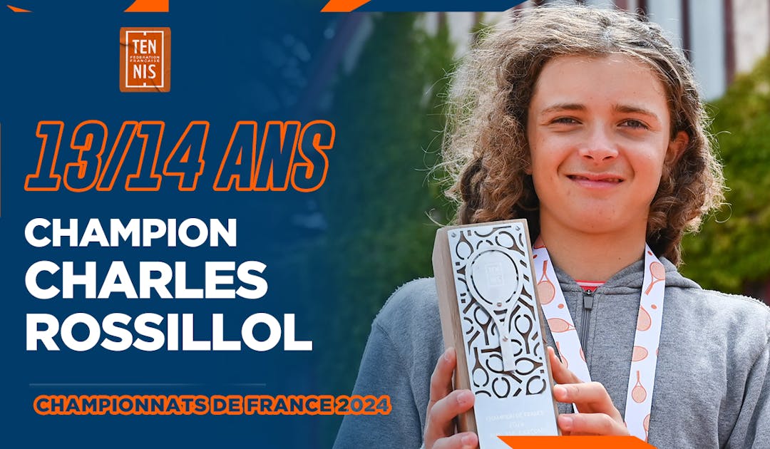 Vignette YouTube, Charles Rossillol, champion de France 13-14 ans 2024
