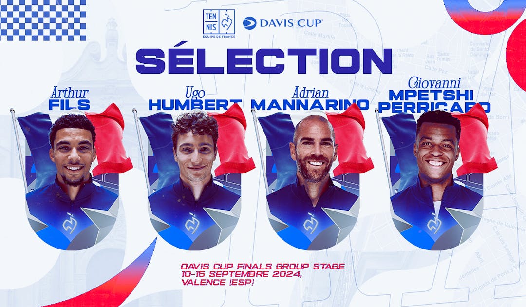 Liste équipe de France - Coupe Davis, annonce de la sélection juillet 2024