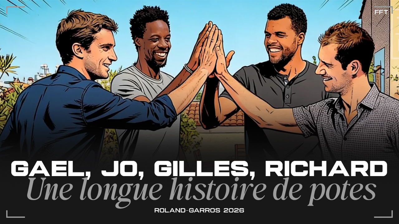 Gaël Monfils avec Jo-Wilfried Tsonga et Richard Gasquet