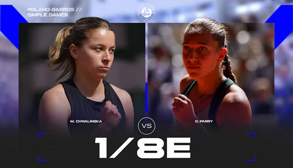 Diane Parry à Roland-Garros