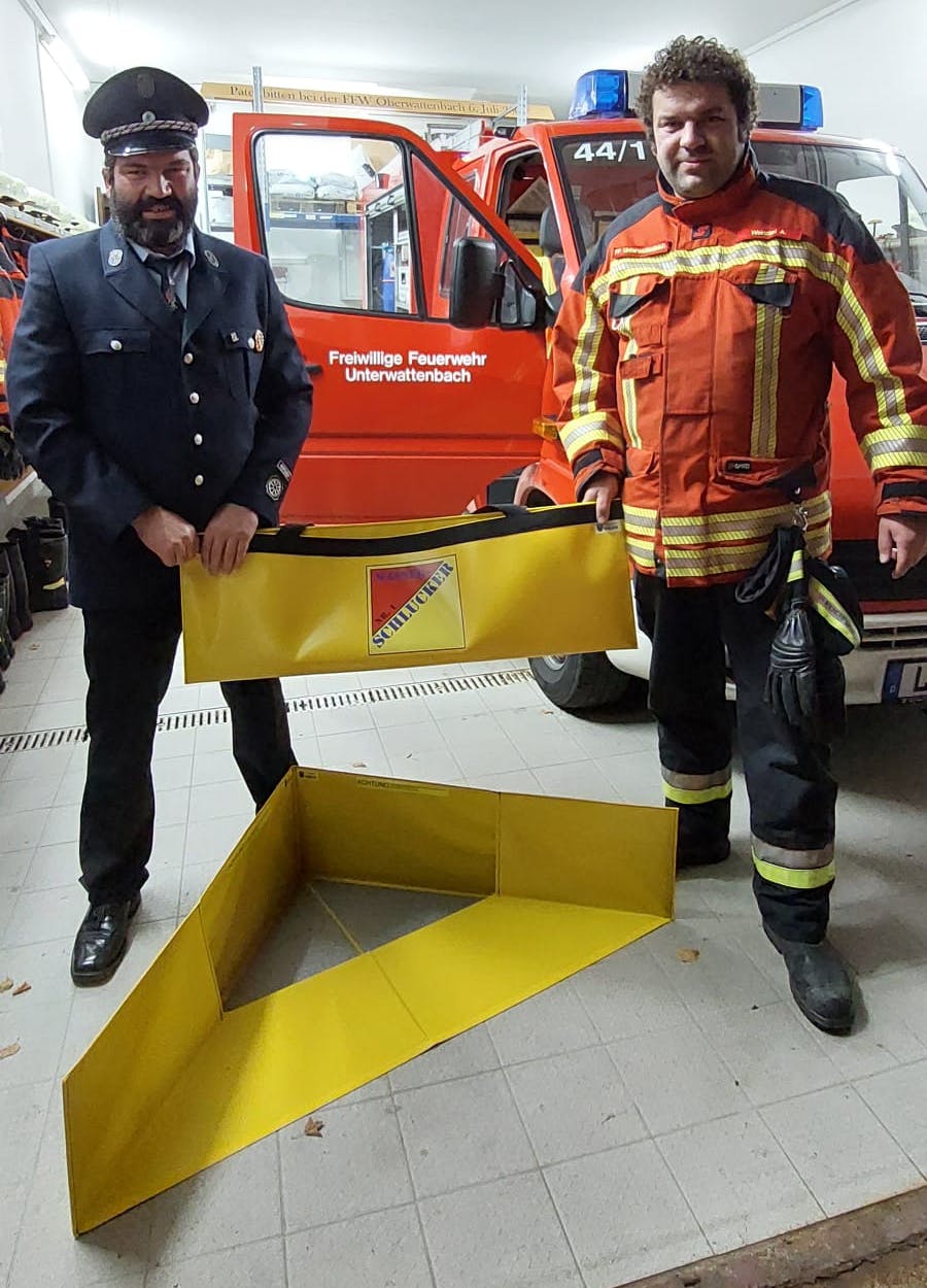 Übergabe Wasserschlucker