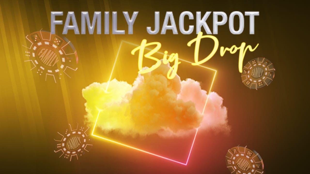 Everyone can try to win the Big Drop Jackpot at Family Game Online