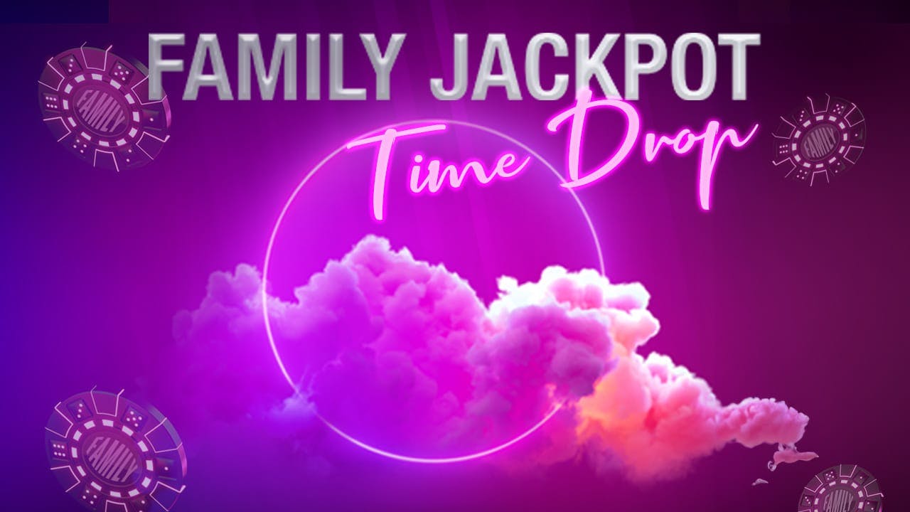 Everyone can try to win the Time Drop Jackpot at Family Game Online