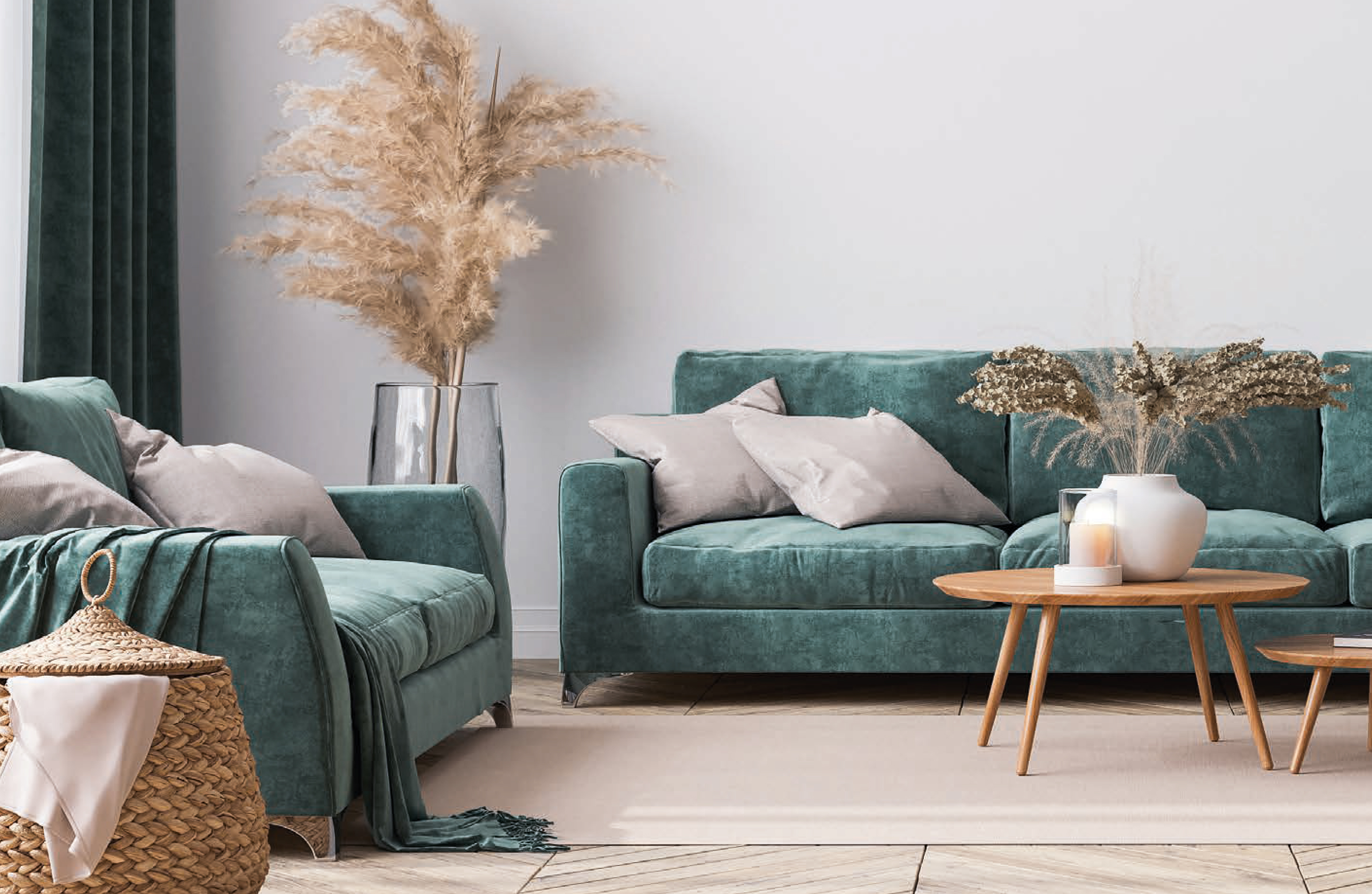 Perspective intérieure de la résidence "Matera"