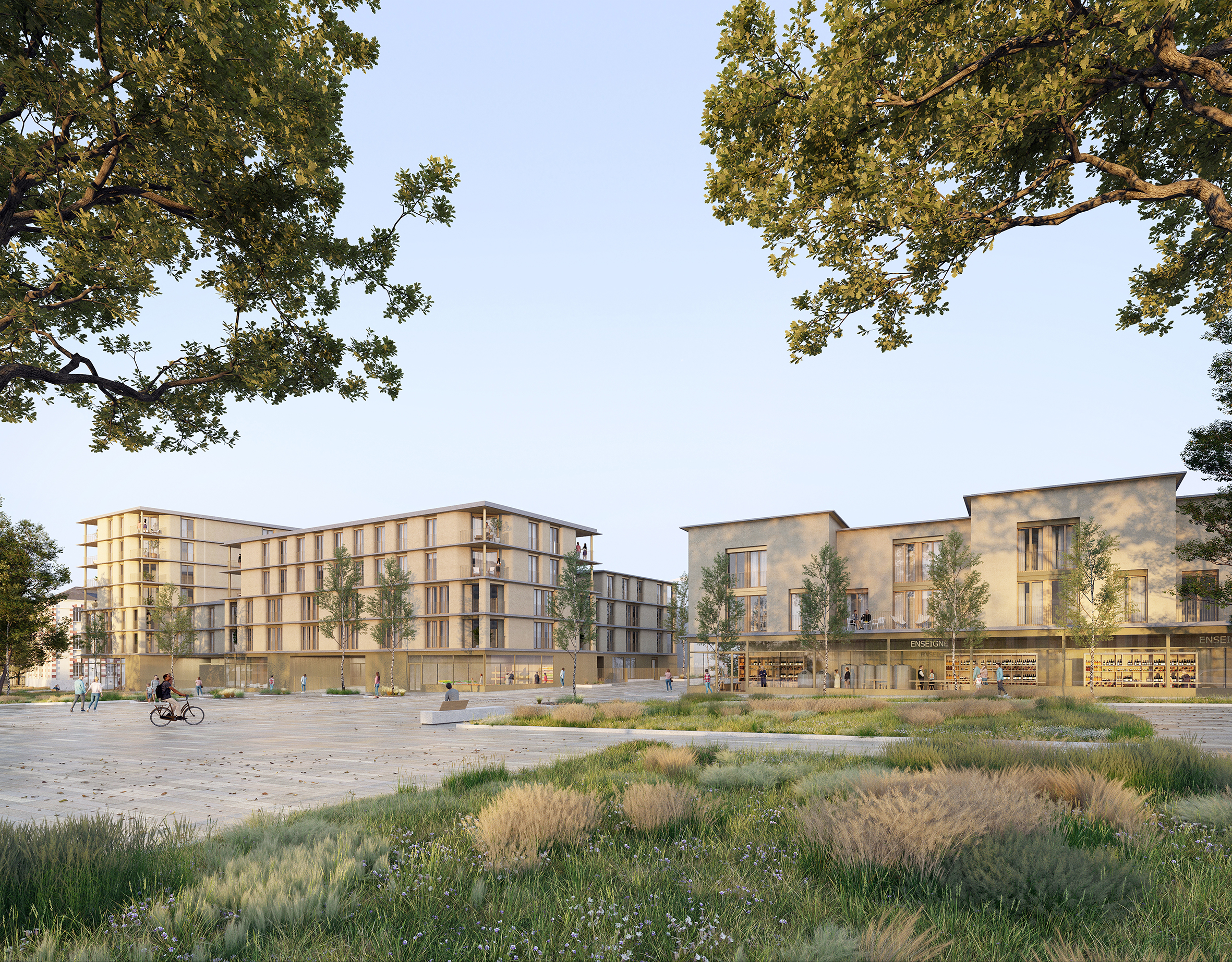 Perspective extérieure de la résidence "Matera"